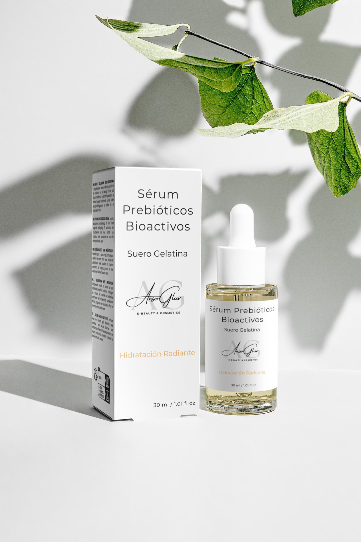 Sérum Prebióticos Bioactivos. Hidratación Radiante