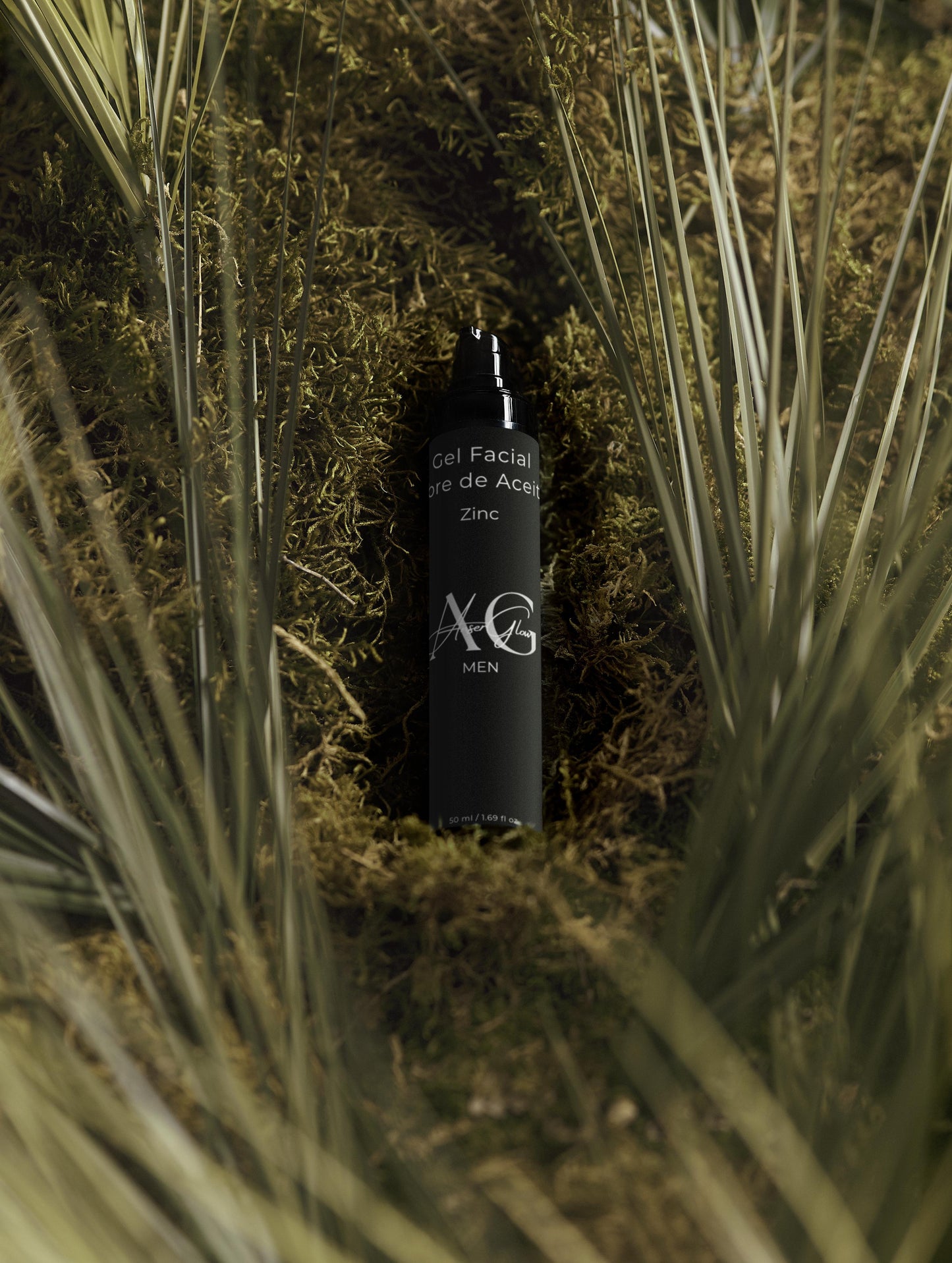 Gel Facial Libre de Aceite. Zinc. Para Hombres