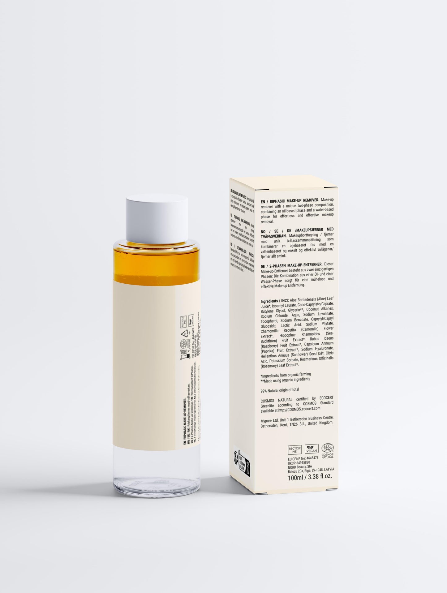 Desmaquillante Bifásico. Ácido Hialurónico