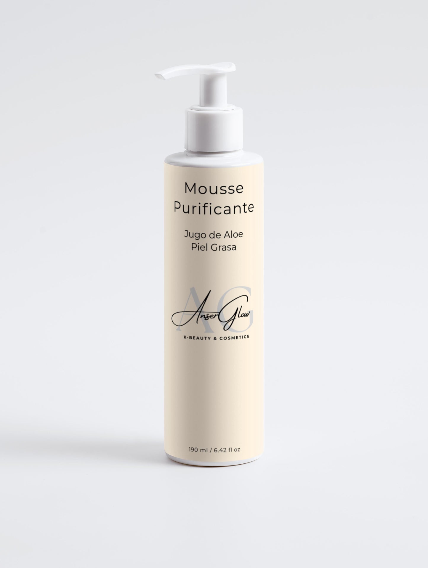 Mousse Purificante. Jugo de Aloe. Piel Grasa