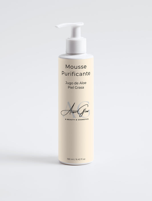 Mousse Purificante. Jugo de Aloe. Piel Grasa