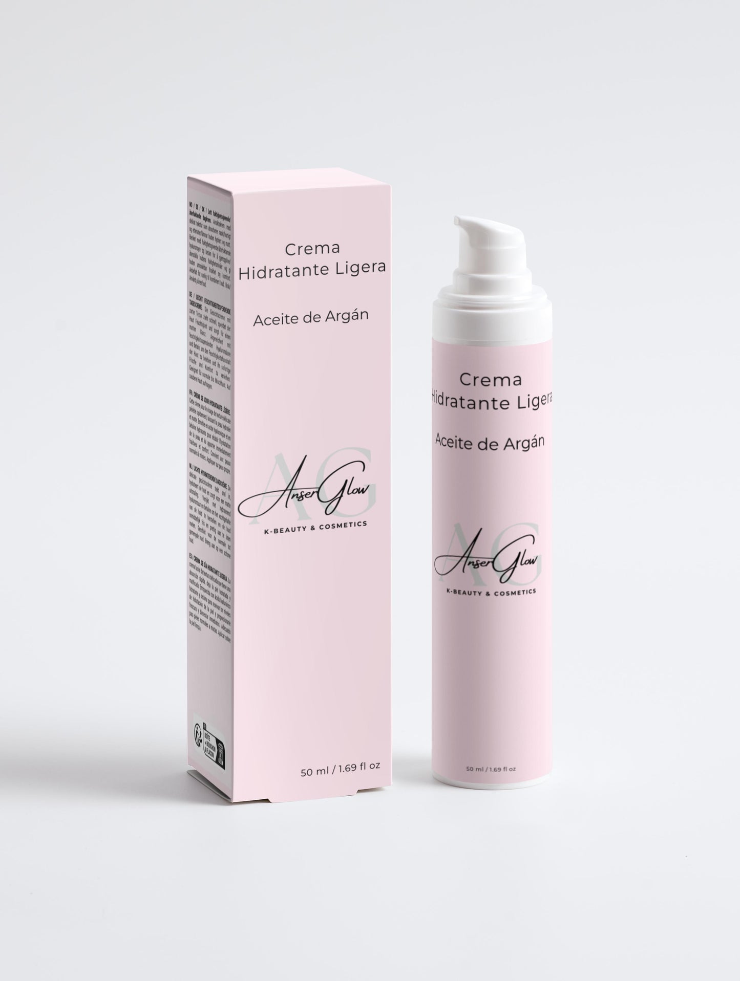 Crema Hidratante Ligera. Aceite de Argán