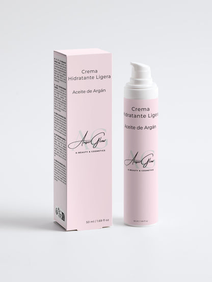 Crema Hidratante Ligera. Aceite de Argán
