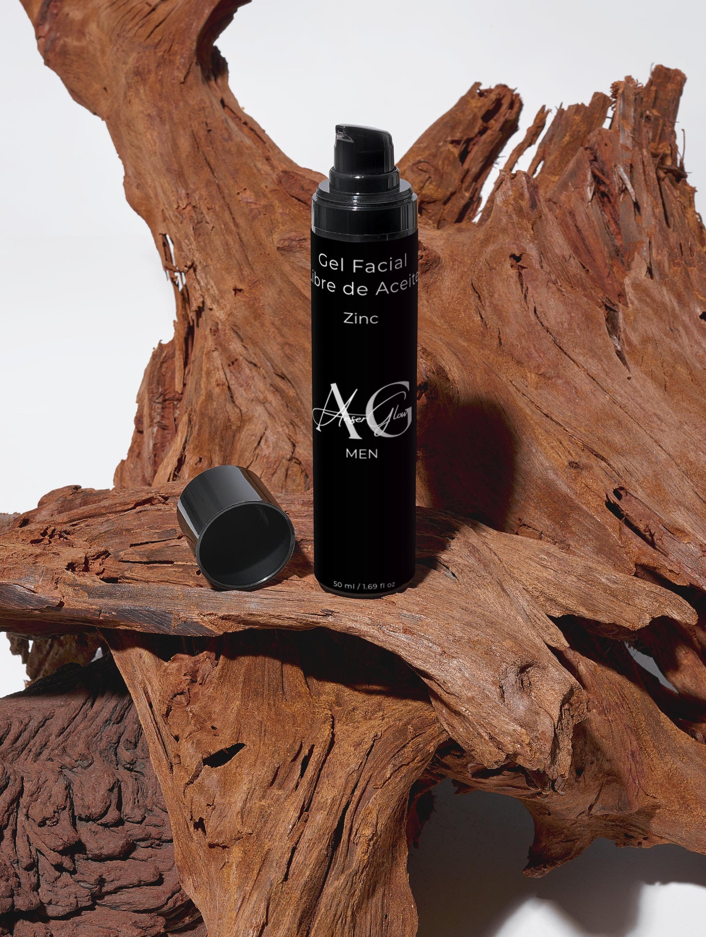 Gel Facial Libre de Aceite. Zinc. Para Hombres