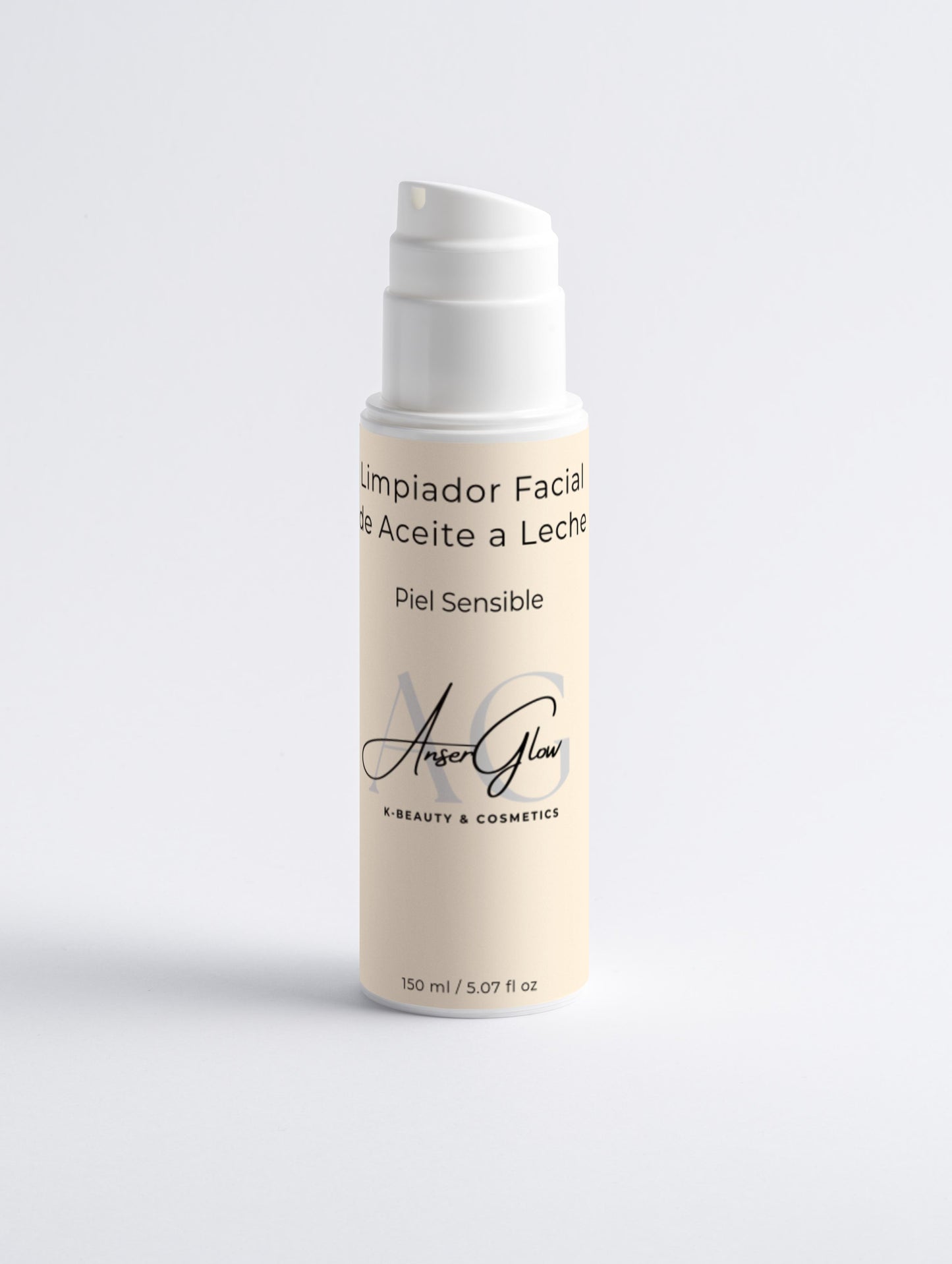 Limpiador Facial de Aceite a Leche. Piel Sensible