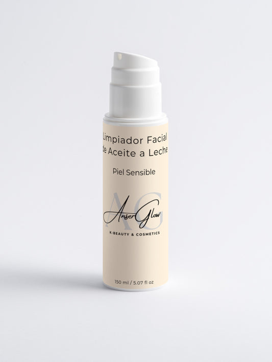 Limpiador Facial de Aceite a Leche. Piel Sensible